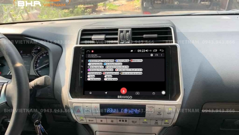 Màn hình DVD Android liền camera 360 xe Toyota Land Cruiser Prado 2017 - nay | Bravigo Ultimate (6G+128G)  